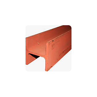 HEB bjælker 7200x200x200 mm, rødmalet