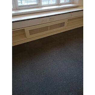 Radiatorskjuler i hvid